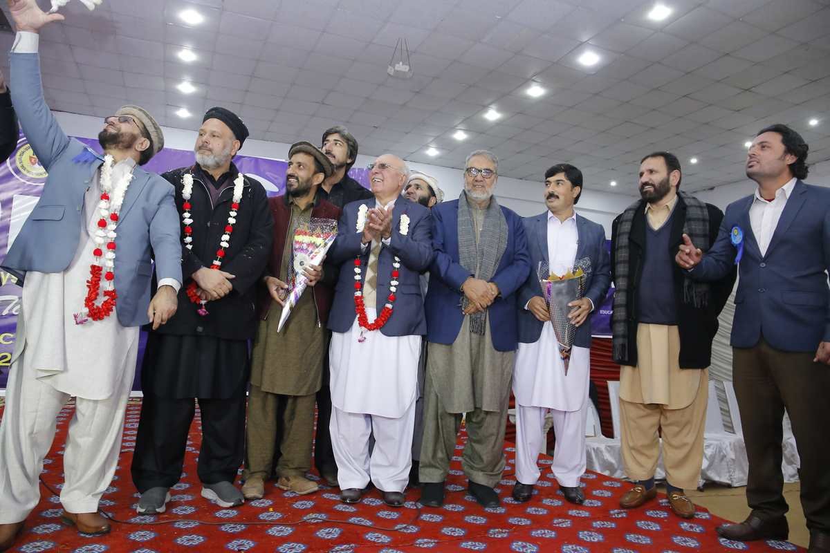 Dignitaries on stage